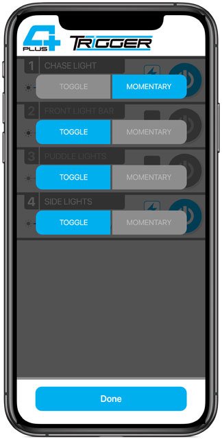 trigger controller switch function 4 plus